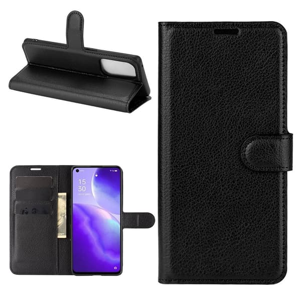 Classic Oppo Reno5 5G fodral - Svart Svart