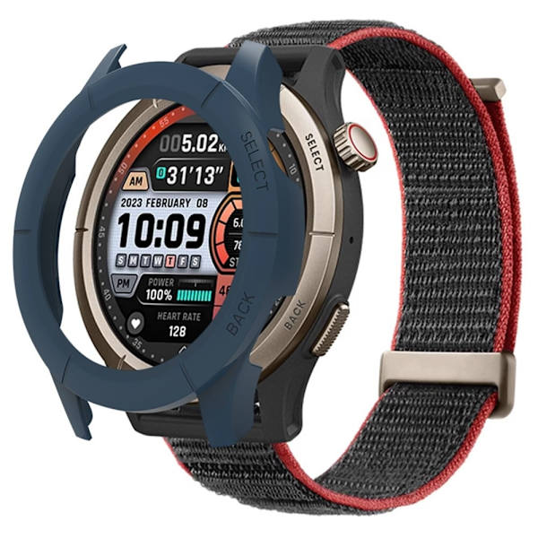 Huami Amazfit Cheetah Pro Frame Deksel Watch Protector - Midnattsblå Blue