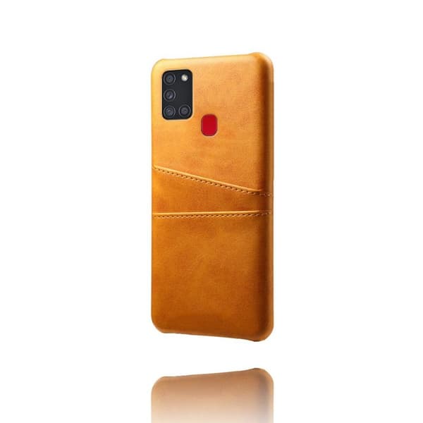 Samsung Galaxy A21s skal med korthållare - Orange Orange