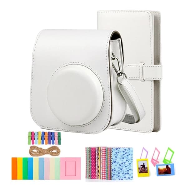 Fujifilm Instax Mini 11 / 9 / 8 tillbehörssats för kamera - Vit Vit
