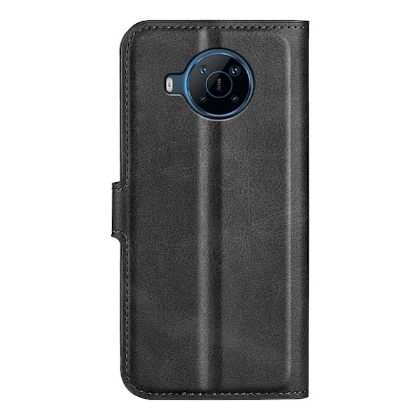 Motorola Moto E30 læderetui med pung - Sort Black