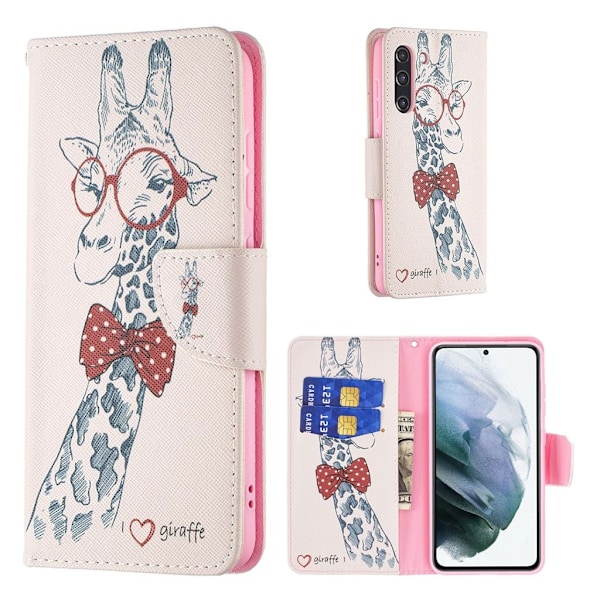 Wonderland Samsung Galaxy S21 FE fodral -Rosa Rosa