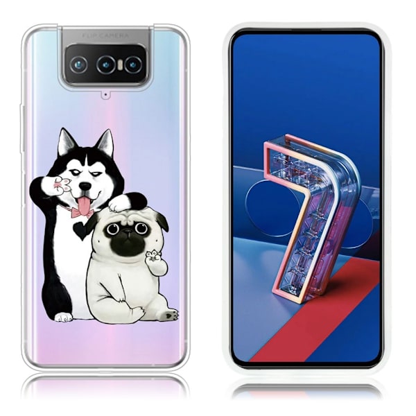 Deco Asus Zenfone 7 Pro Etui - Hunder Transparent