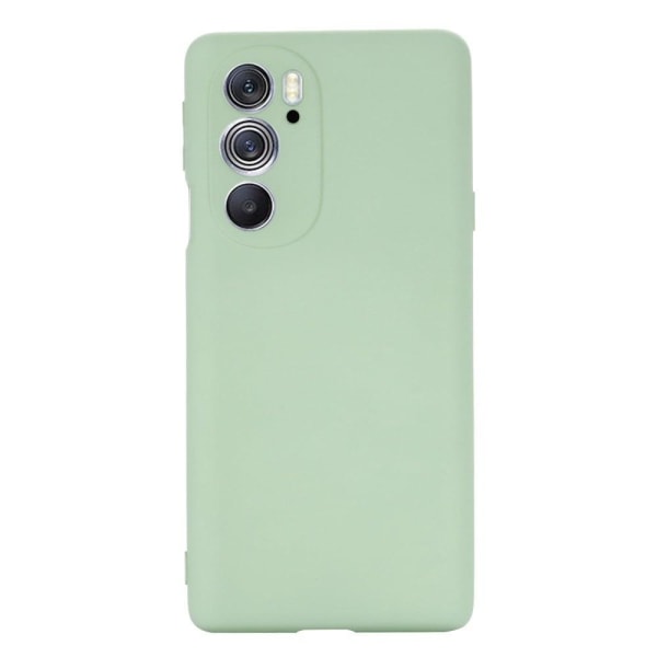 Matte Liquid Silikone Cover til Motorola Edge 30 Pro - Grøn Green