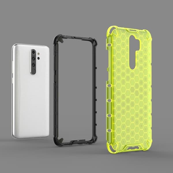 Bofink Honeycomb Xiaomi Redmi Note 8 Pro kuoret - Vihreä Green