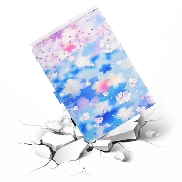 Huawei MediaPad M6 10.8 vackert mönstrat flipfodral i läder - Blommor multifärg
