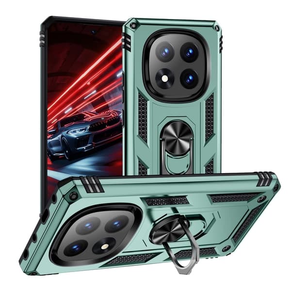 Bofink Combat Xiaomi Redmi Note 14 Pro Plus 5G deksel - Svartgrønn Green
