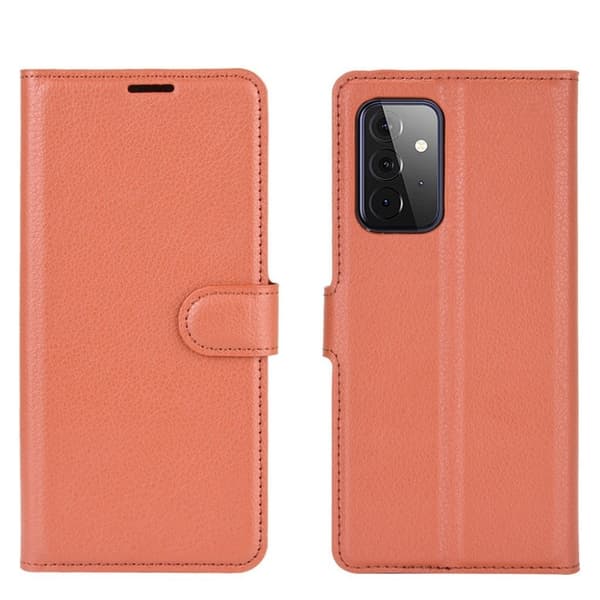 Classic Samsung Galaxy A72 5G Flippetui - Brun Brown