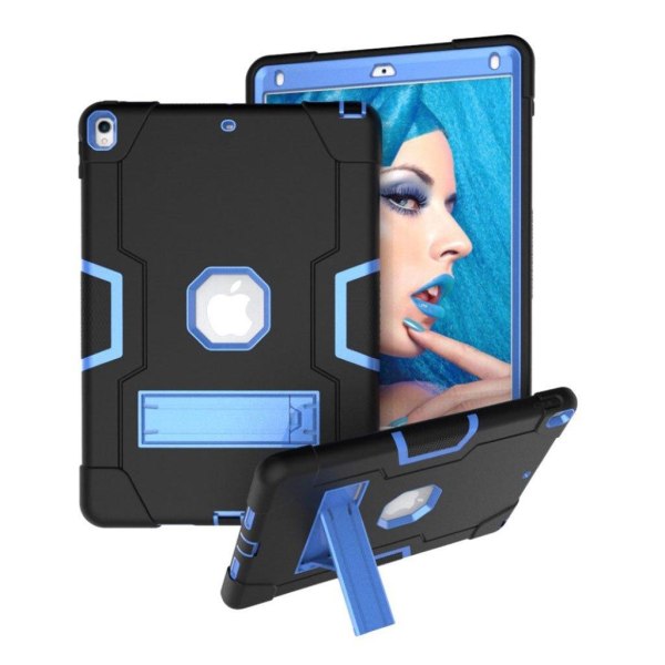 iPad Air (2019) shockproof hybrid case - Black / Baby Blue Blue