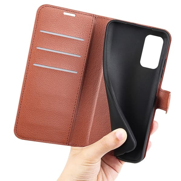 Classic Samsung Galaxy M52 5G Flippetui - Brun Brown
