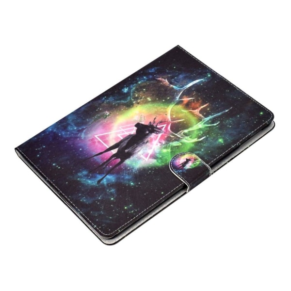 iPad 10.2 (2021) / Air (2019) cool pattern leather flip case - E multifärg