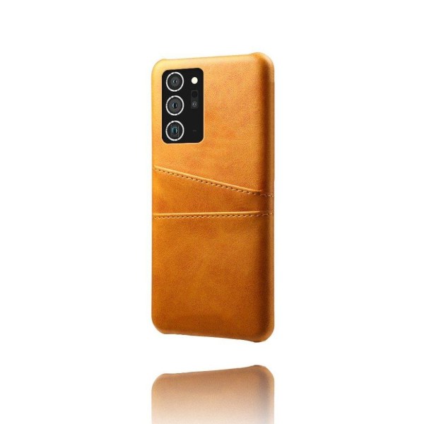Dual Card Etui Samsung Galaxy Note 20 Ultra - Orange Orange