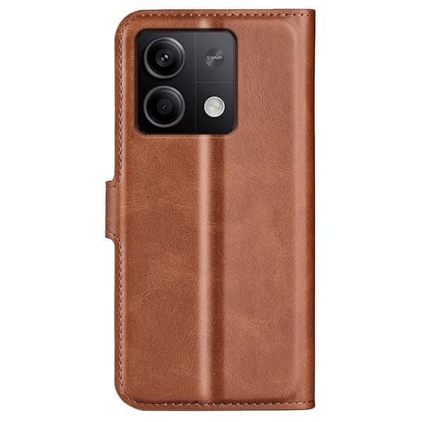 Lompakko Nahkakotelo For Xiaomi Redmi Note 13 5G  - Vaalean Ruskea Brown