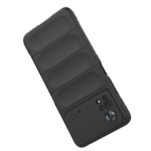 Mjukt greppformat Xiaomi Poco X4 Pro 5G skal - Blå Blå