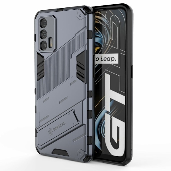 Stødsikker Hybrid Cover med A Moderne Touch til Realme GT 5G - Mørkeblå Blue