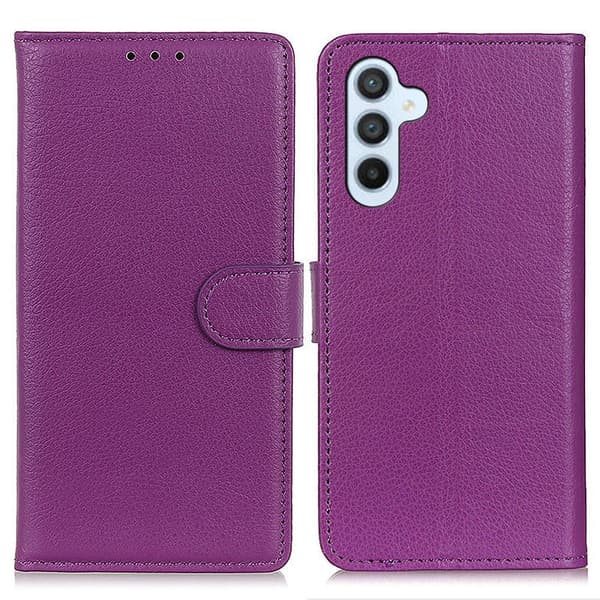 Klassisk Samsung Galaxy A16 flip etui - Lilla Purple