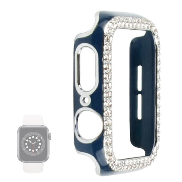 Apple Watch 40 mm tofarget strassdeksel - Blå / Blå Blue