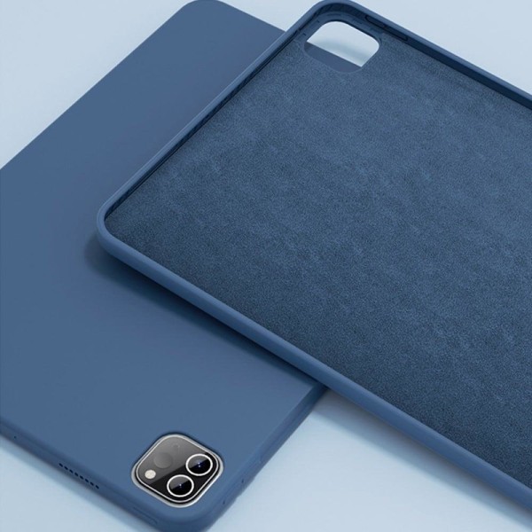 MUTURAL iPad Pro 12.9 (2021) / (2020) microfiber silicone cover Blue