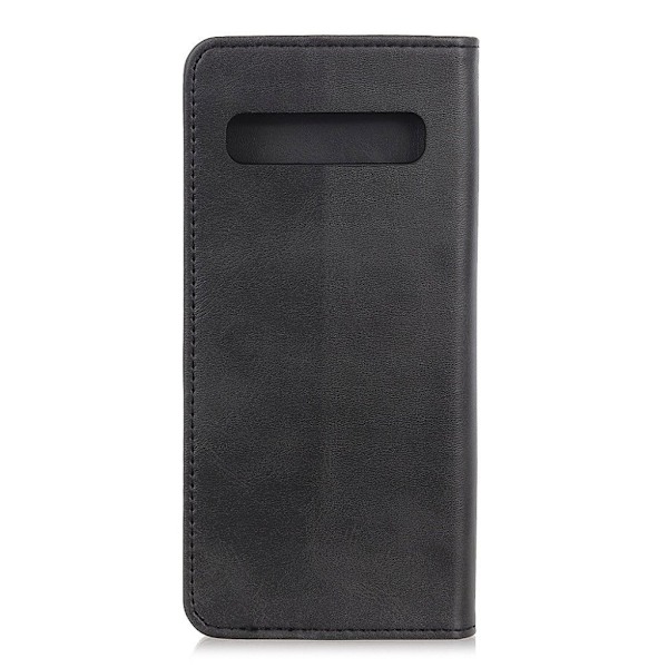 Samsung Galaxy S10 Split läderfodral - Svart Svart