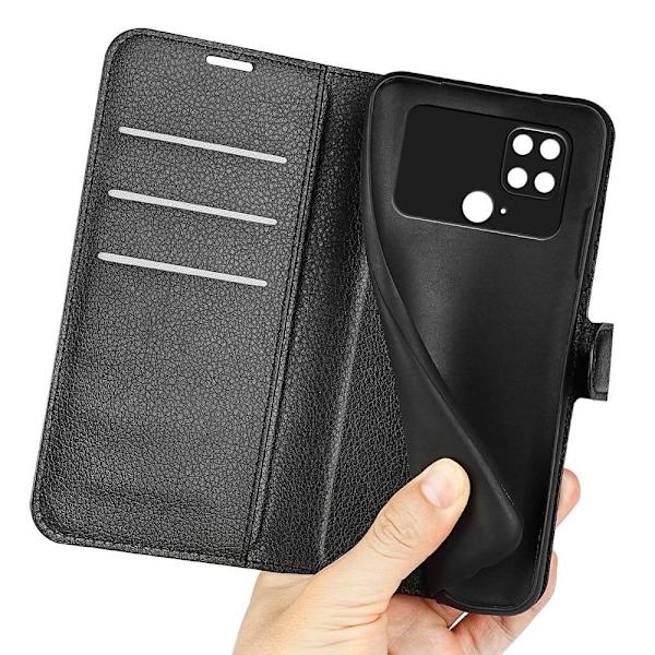 Klassisk Xiaomi Poco C40 Flip Etui - Sort Black