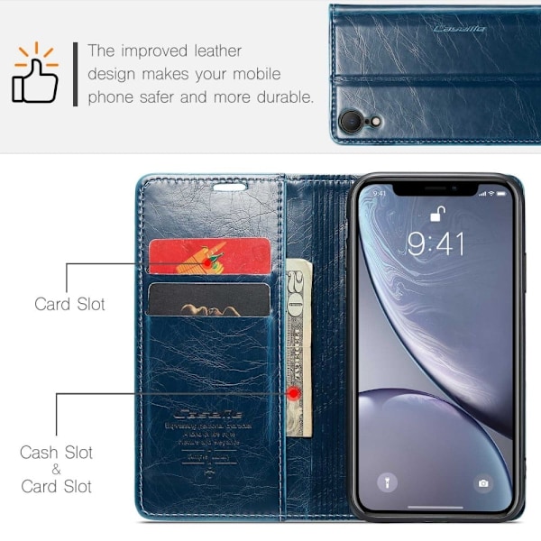 CaseMe lent iPhone Xr fodral - Blå Blå