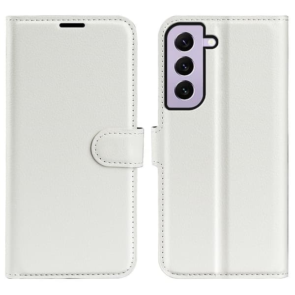 Klassisk Samsung Galaxy S23 Flip Etui - Hvid White