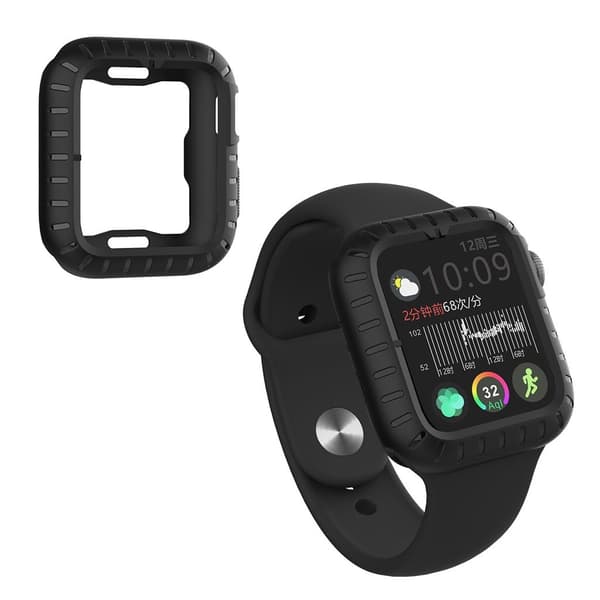 Apple Watch Series 5 40 mm silikoneramme - Sort Black