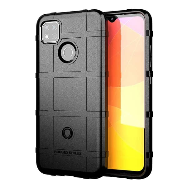 Rugged Shield Etui Xiaomi Redmi 9C - Svart Black