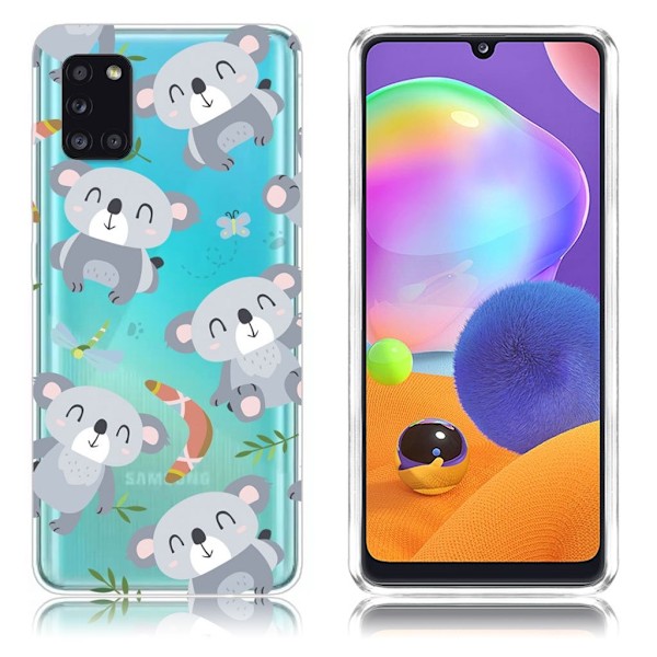 Deco Samsung Galaxy A31 deksel - Koala Silver grey