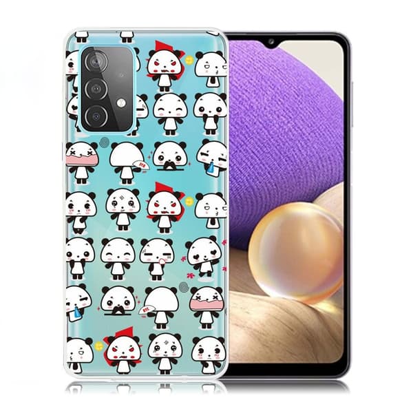 Deco Samsung Galaxy A32 5G etui - Little pandaer White