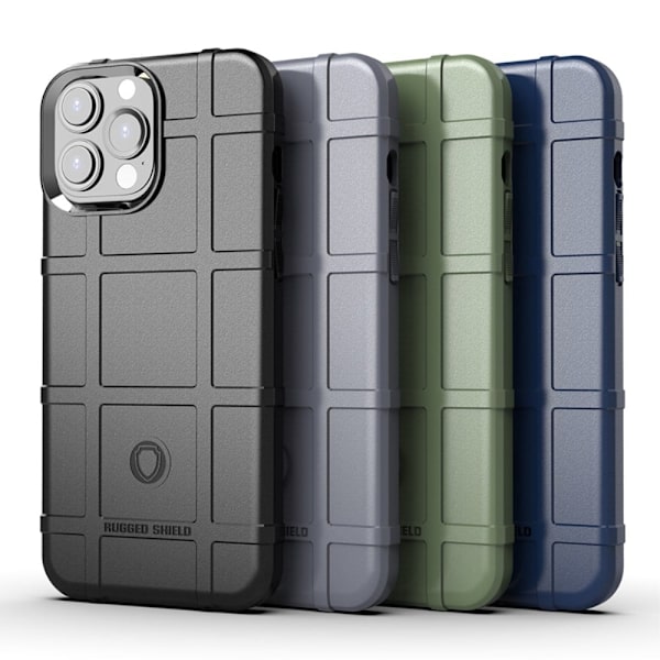 Rugged Shield iPhone 13 Pro Max skal - Svart Svart