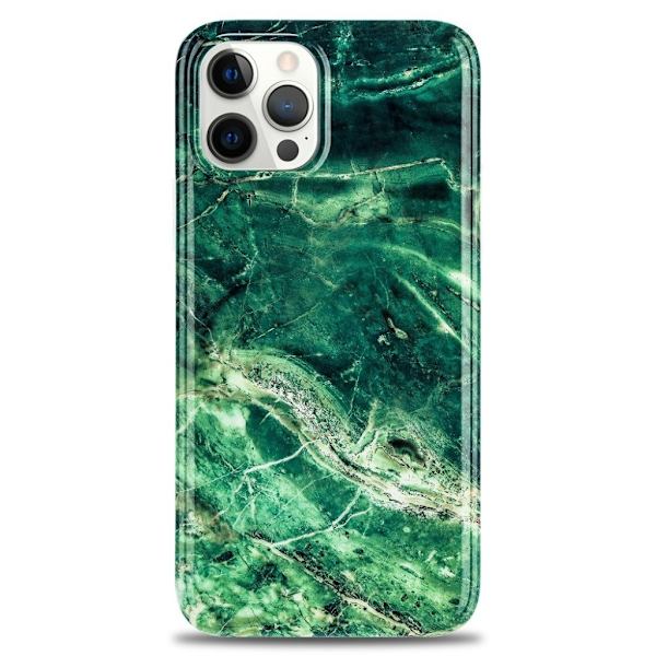 Marmor etui til iPhone 12 Pro Max - Grøn Green