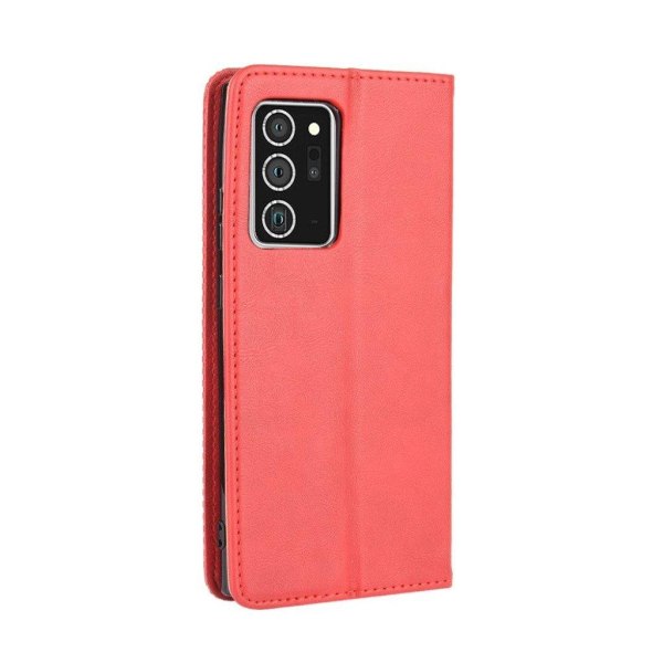 Bofink Vintage Samsung Galaxy Note 20 Ultra Læder Etui - Rød Red