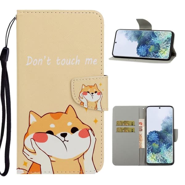 wonderland Samsung Galaxy S21 flip etui - Don't Touch Me Orange