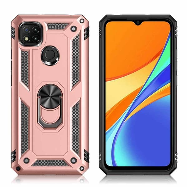 Bofink Combat Xiaomi Redmi 9C Etui - Rose Gull Pink