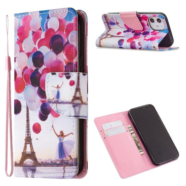 Wonderland iPhone 12 Mini flip case - Balloon Multicolor