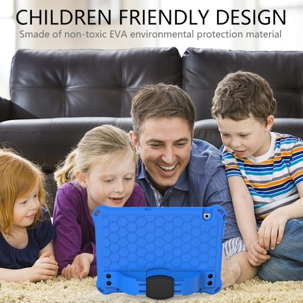 Huawei MediaPad T5 honeycomb skin-fodral - Blå / Svart Blå