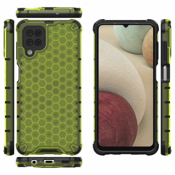 Bofink Honeycomb Samsung Galaxy A12 5G Etui - Grøn