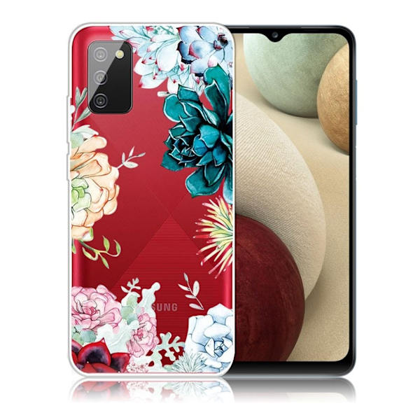 Deco Samsung Galaxy A02s Etui - Nydelig Blomst Multicolor