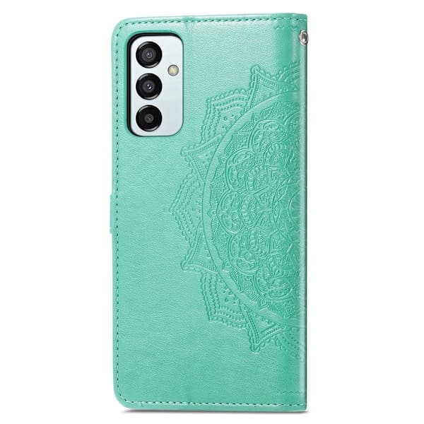 Mandala Samsung Galaxy M23 etui i lær - Grønn Green