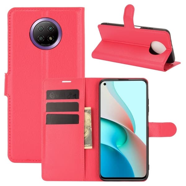 Classic Xiaomi Redmi Note 9t / Note 9 5g Flip Etui - Rød Red