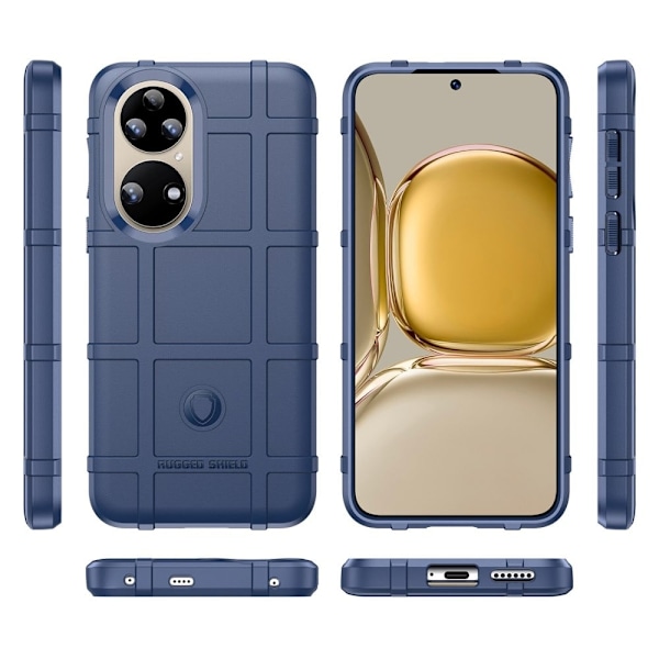 Rugged Shield Suojakotelo Huawei P50 Pro - Sininen Blue