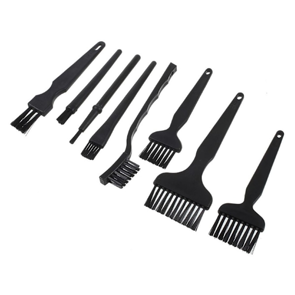 Universaali 8 Palainen Antistaattinen Harja Setti Puhelimille tai Tableteille, Universaali Black