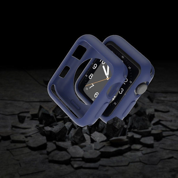 Apple Watch Series 3/2/1 38mm holdbart etui - Blå Blue