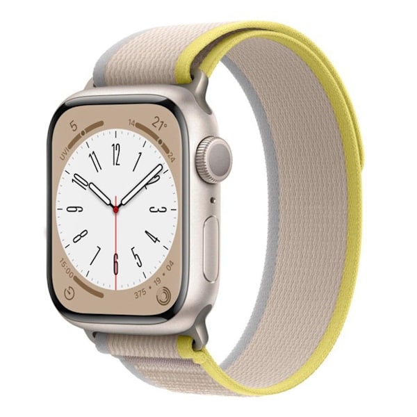 Apple Watch Series 8 (45mm) / Watch Ultra nylonkellohihna - Beige Brown