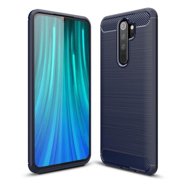 Carbon Flex Xiaomi Redmi Note 8 Pro kuoret - Sininen Blue