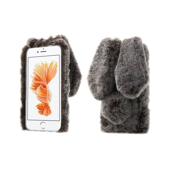 Fluffy Rabbit iPhone 8 Plus / iPhone 7 Plus Cover - Brun Multicolor