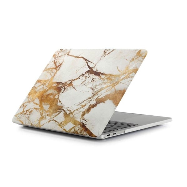 MacBook Pro 13 Touchbar beskyttelsesetui i plastik med printet m Gold