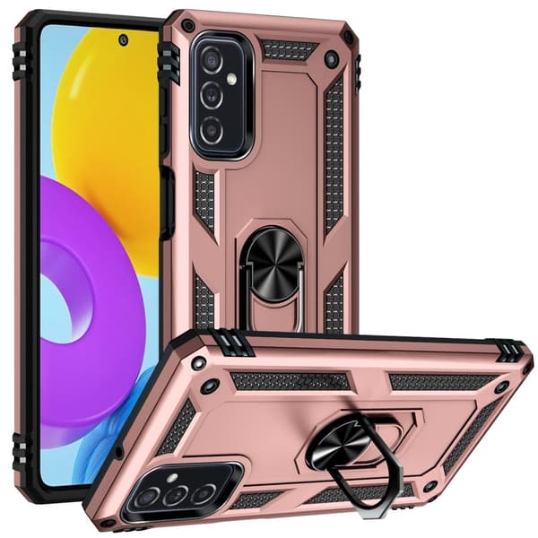 Bofink Combat Samsung Galaxy M52 5G Etui - Rødguld Pink