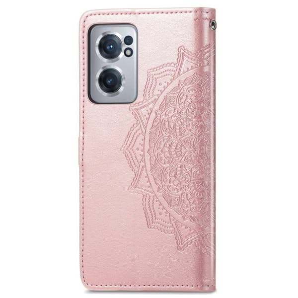 Mandala läder OnePlus Nord CE 2 5G fodral - Rosa Rosa